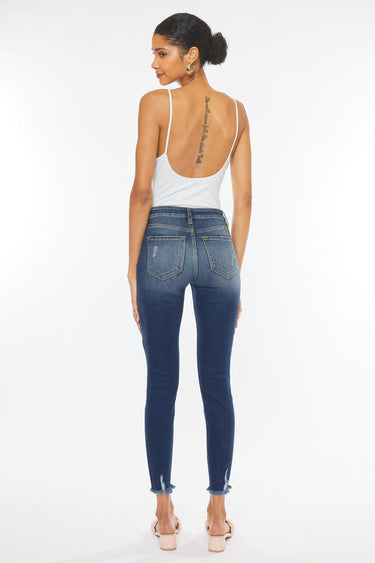 Kancan - High Rise Ankle Skinny Jeans (27.5" Inseam) - KC9142D-SaltTree