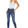 Kancan - High Rise Ankle Skinny Jeans (27.5" Inseam) - KC9142D-SaltTree