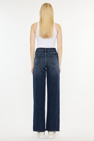 Kancan - High-Rise Wide-Leg Jeans (31" Inseam) - KC20030D-SaltTree
