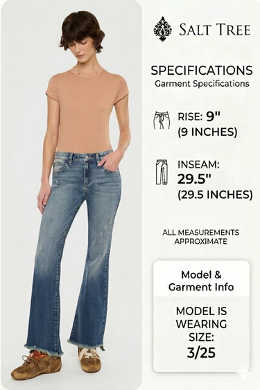 Kancan - Low Rise Ankle Flare Jeans (29.5" Inseam) - KC20130D