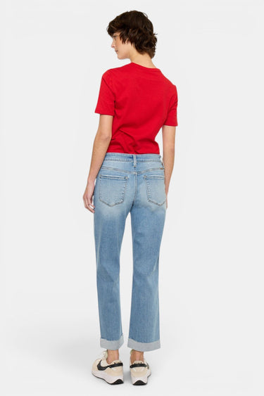 Kancan - Mid Rise Crop Straight Jeans (26.5" Inseam) - KC20125M