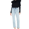 Kancan - Mid-Rise Cropped Straight Leg Jeans (27" Inseam) - KC20063M-SaltTree