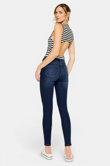 Kancan - Women's Mid Rise Super Skinny Jeans - Basic - KC7092 ST-SaltTree
