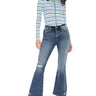Kancan - Miley High-Rise Cropped Flare Jeans (26" Inseam) - KC20057D-SaltTree