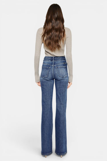 Kancan - Onyx Ultra High-Rise Holly Flare Jeans (34" Extra Long Inseam) - KC20020 - Final Sale-SaltTree