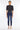 Kancan - Women's HIGH Waist Ankle Length Two Button Jeans - KC7317-SaltTree
