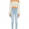 Kancan - Women's HIGH Waist Ankle Length Two Button Jeans - KC7317-SaltTree
