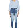 Kancan - Women's HIGH Waist Ankle Length Two Button Jeans - KC7317-SaltTree