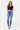 Kancan - Women's High Rise Button Fly Distressed Super Skinny Jeans - kc7113 ST-SaltTree