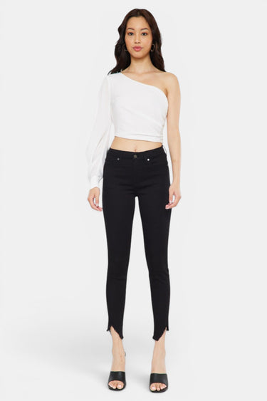 Kancan - Women's High Rise Hem Detail Skinny Jeans - KC7267ST-SaltTree