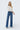 Vervet - High Rise Wide Leg Tummy Control Minimal Distressed Jeans (32" Inseam) - LV1444-SaltTree