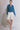 Love Tree - Cinched V-Neck Denim Shirt - 10474TN-SaltTree