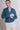 Love Tree - Cinched V-Neck Denim Shirt - 10474TN-SaltTree