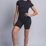 Love Tree - High Waisted Biker Shorts - 60137PN-SaltTree