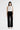 Mica Denim - High-Rise Slim Wide-Leg Jeans with Raw Hem - Black (31" Inseam) - MDP-W3251BK-SaltTree