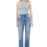 Mica Denim - Aniello Super High Rise Straight Leg Jeans (28" Inseam) - MDP-T203-SaltTree