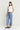 Mica Denim - High Rise Barrel-Leg Cuffed Hem Jeans (26"-29.5" Inseam) - MDP-W3525LT-SaltTree