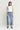Mica Denim - High Rise Barrel-Leg Cuffed Hem Jeans (26"-29.5" Inseam) - MDP-W3525LT-SaltTree