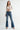 Mica Denim - High-Rise Flared Leg Jeans with Front Seam Detailing (33" Inseam) - MDP-F3662-SaltTree