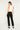Mica Denim - Mid-Rise Ankle Straight Jeans - Solid Black (28" Inseam) - MDP-T598BLK-SaltTree