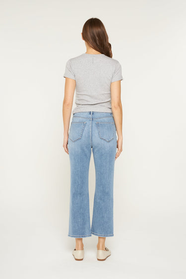 Mica Denim - Super High-Rise Straight Loose Fit Jeans (26.25" Inseam) - MDP-T3482-SaltTree
