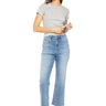 Mica Denim - Super High-Rise Straight Loose Fit Jeans (26.25" Inseam) - MDP-T3482-SaltTree