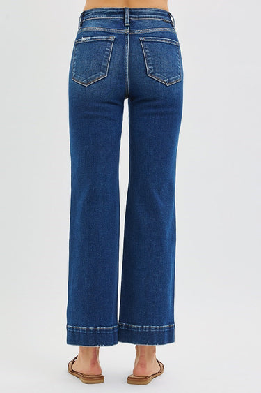 Risen Jeans - High Rise Straight Jeans (29" Inseam) - PSA21347-SaltTree