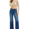 Risen Jeans - High Rise Straight Jeans (29" Inseam) - PSA21347-SaltTree