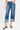 Risen Jeans - Tummy Control Mid Rise Crop Wide Cuffed Jeans (26" Inseam) - PW21124-SaltTree