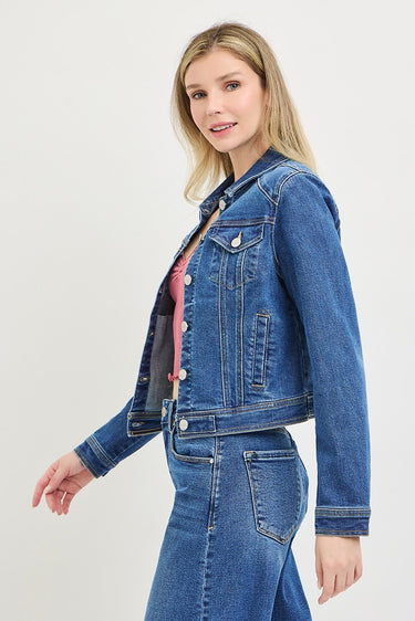 Risen Jeans - Basic Fitted Denim Jacket - RDJ9227-SaltTree