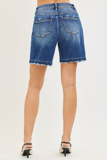 Risen Jeans - Slouchy Bermuda Shorts (8" Inseam) - RDS6458-SaltTree