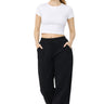 Reflex - Fleece 90's Oversized Fit Elasticated Sweatpants - PA2230-SaltTree