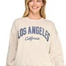 Reflex - Los Angeles California Fleece Relaxed Fit Sweatshirt - T2043-SaltTree