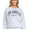 Reflex - Los Angeles California Fleece Relaxed Fit Sweatshirt - T2043-SaltTree