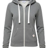 Reflex - Solid Fleece Zip-up Hoodie Jackets - J415-SaltTree
