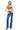Risen Jean - Mid-Rise Bootcut Jeans with Frayed Waistband and Hem Detail (32.5" Inseam) - PB21475-SaltTree