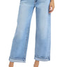 Risen Jeans - High Rise Ankle Barrel Jeans with Turn-Up Cuffed Hem (26" Inseam) - PG21003-SaltTree