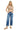 Risen Jeans - High Rise Ankle Barrel Jeans with Turn-Up Cuffed Hem (26" Inseam) - PG21003-SaltTree