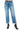 Risen Jeans - High Rise Ankle Boyfriend Distressed Jeans in Medium Indigo (27.5" Inseam) - PGA21013-SaltTree