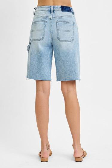 Risen Jeans - High Rise Bermuda with Side Tab Detail (10" Inseam) - RDS6294