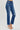 Risen Jeans - High Rise Crop Straight Button Down Distressed Jeans (27" Inseam) - RDP5585sz-SaltTree
