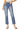 Risen Jeans - High-Rise Cropped Straight Leg Jeans with Distressed Raw Hem (27" Inseam) - RDP5250-SaltTree
