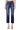Risen Jeans - High-Rise Cropped Straight Leg Jeans with Distressed Raw Hem (27" Inseam) - RDP5250-SaltTree