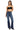 Risen Jeans - High-Rise Flare Jeans with Seam Detail Waistband (32.5" Inseam) - PF21561-SaltTree