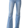 Risen Jeans - High-Rise Full-Length Flare Jeans with Vintage Frayed Hem (30.5" Inseam) - RDP1277-SaltTree