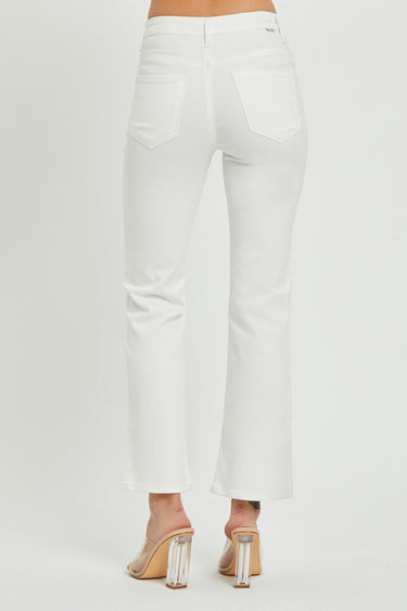 Risen Jeans - Mid-Rise Ankle Bootcut Jeans (27.5" Inseam) - RDP5331-SaltTree