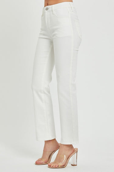 Risen Jeans - Mid-Rise Ankle Bootcut Jeans (27.5" Inseam) - RDP5331-SaltTree