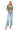 Risen Jeans - Mid Rise Crop Straight Clean Cut Hem Jeans - PSC21134