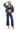Risen Jeans - Mid-Rise Cropped Wide Leg Jeans with Front Seam Detail in Dark Indigo (27.5" Inseam) - PWC21302-SaltTree