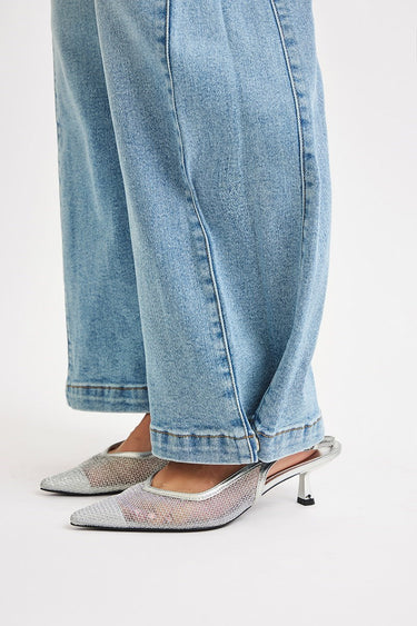 Risen Jeans - Mid-Rise Fit Wide & Barrel Transferable Leg Jeans (30" Inseam) - PW21255-SaltTree